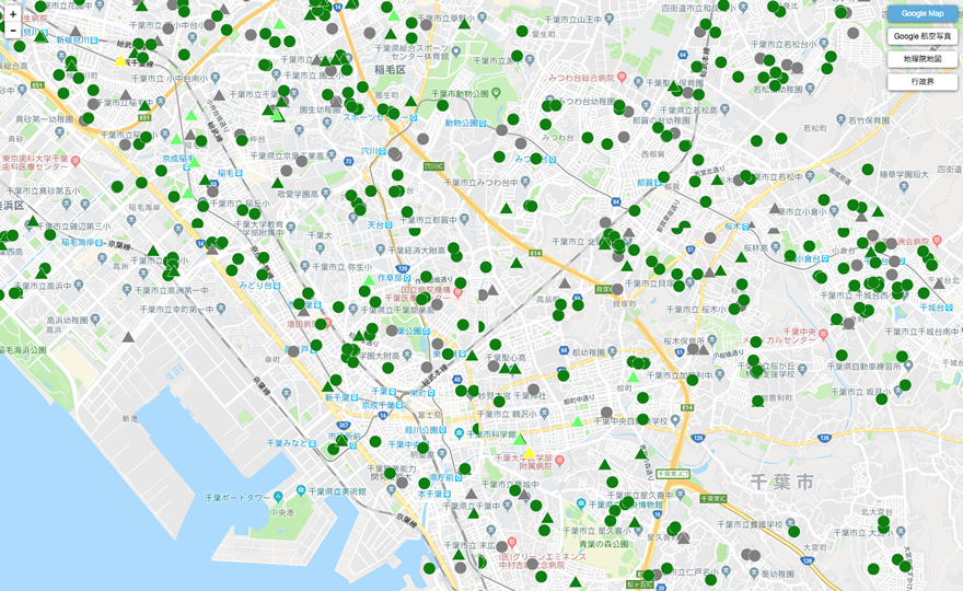 地盤ネット判定マップ